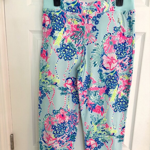 Lilly Pulitzer Luxletic Size Medium Pants - Picture 1 of 3